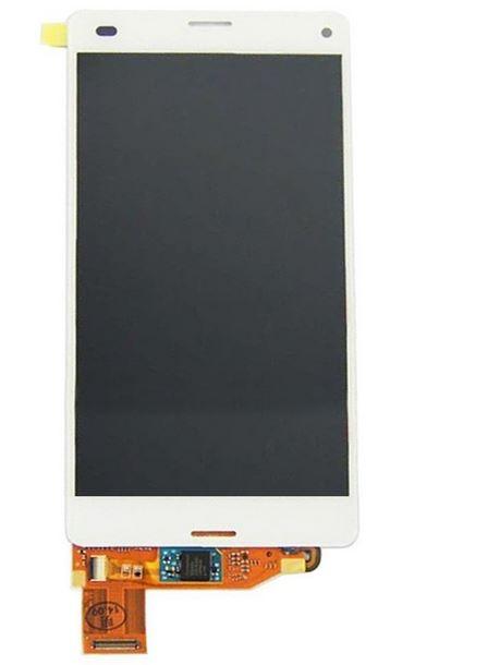 Ekranas su lietimui jautriu stikliuku Sony Xperia Z3 Compact D5803, baltas (HQ)