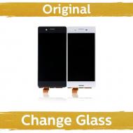 Ekranas su lietimui jautriu stikliuku Sony Xperia X Performance F8131, juodas, (originalus restauruotas)