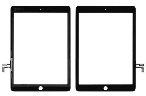 Lietimui jautrus stikliukas Apple iPad Air / iPad 2017, juodas (HQ2)
