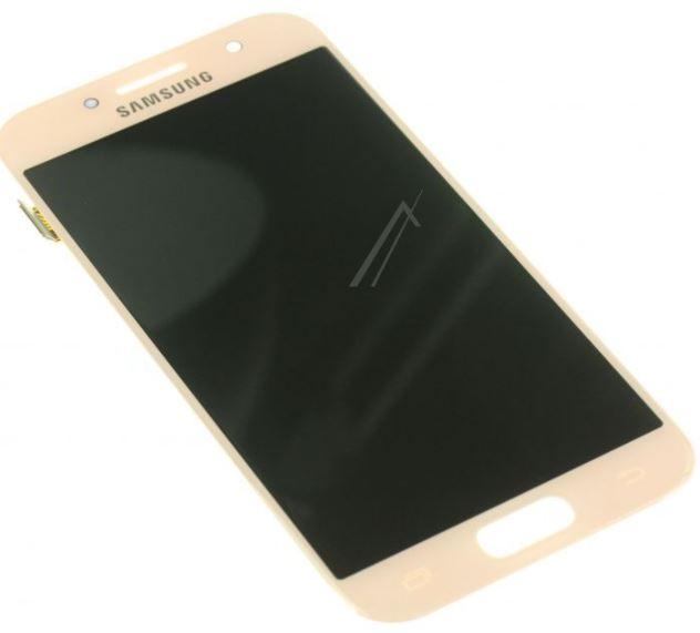 Ekranas su lietimui jautriu stikliuku Samsung A320 Galaxy A3 2017, rausvas (Original)