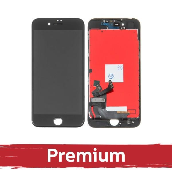 Ekranas su lietimui jautriu stikliuku Apple iPhone 8 / SE 2020 / SE 2022, juodas, PREMIUM