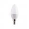 LED lemputė E14, C37, 4 W, 3000 k, šiltai balta