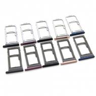 SIM stalčiukas skirtas Samsung G960 S9 / G965 S9+ SIM kortelės stalčiukas juodas