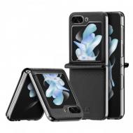 Dėklas Samsung Galaxy Z Flip5 F731, galinis iš plastiko, juodas, DUX DUCIS BRIL