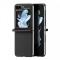 Dėklas Samsung Galaxy Z Flip5 F731, galinis iš plastiko, juodas, DUX DUCIS BRIL
