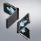 Dėklas Samsung Galaxy Z Flip5 F731, galinis iš plastiko, juodas, DUX DUCIS BRIL