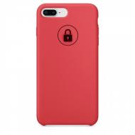 Dėklas Apple iPhone 7 Plus / 8 Plus, galinis iš silikono, rausvas (Raspberry), SILICONE CASE, su originaliu įpakavimu