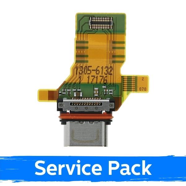 Lanksčioji jungtis Sony Xperia XZ Premium, su įkrovimo kontaktu, (Original Service Pack)