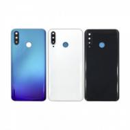 Galinis dangtelis Huawei P30 Lite, baltas (White Pearl), 48MP versija, su kameros stikliuku, HQ