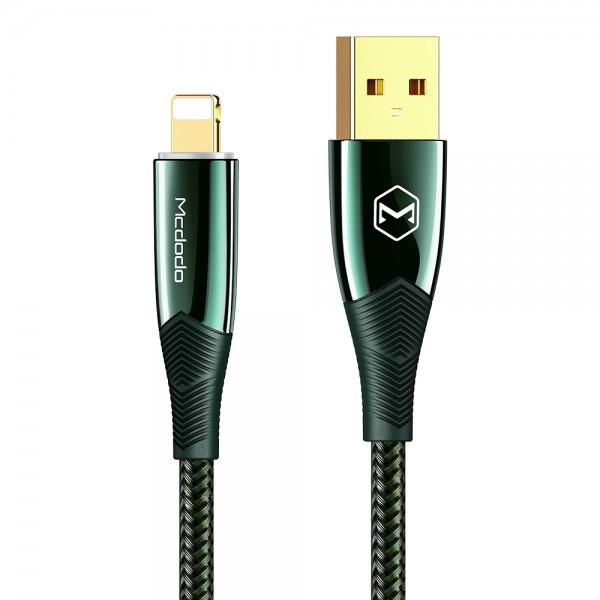 Kabelis USB - Apple Lightning, 1,8 m, žalias, MCDODO CA-8065