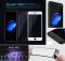 Apsauginis stikliukas Iphone 6 Plus, 6s Plus, 0,23 mm 3D Pilnas apsaugos stiklas su silikoninias kraštais, juodas, NILLKIN DIAMOND 3D FULL PRO