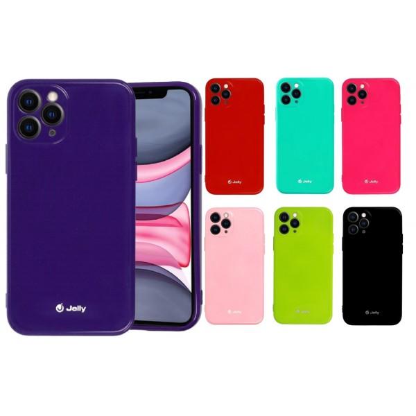 Dėklas Apple iPhone 12 Pro Max, galinis iš silikono, chaki spalvos, JELLY CASE