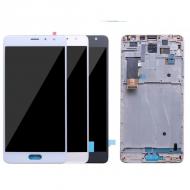 Ekranas skirtas Xiaomi Redmi Pro 5.5'''' baltas su rėmeliu HQ