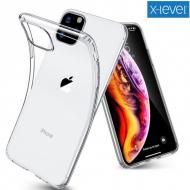 Dėklas Samsung Galaxy M30s M307 / M21 M215, galinis iš silikono, skaidrus, X-LEVEL ANTISLIP