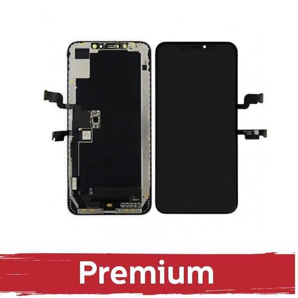 Ekranas su lietimui jautriu stikliuku Apple iPhone XS Max, juodas, (Hard OLED Premium)