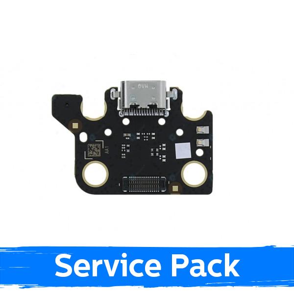 Planšetės krovimo lizdas su lanksčiąja jungtimi Samsung Galaxy Tab A7 10.4 (2020) T500 / T505, su mikrofonu, (Original Service Pack)