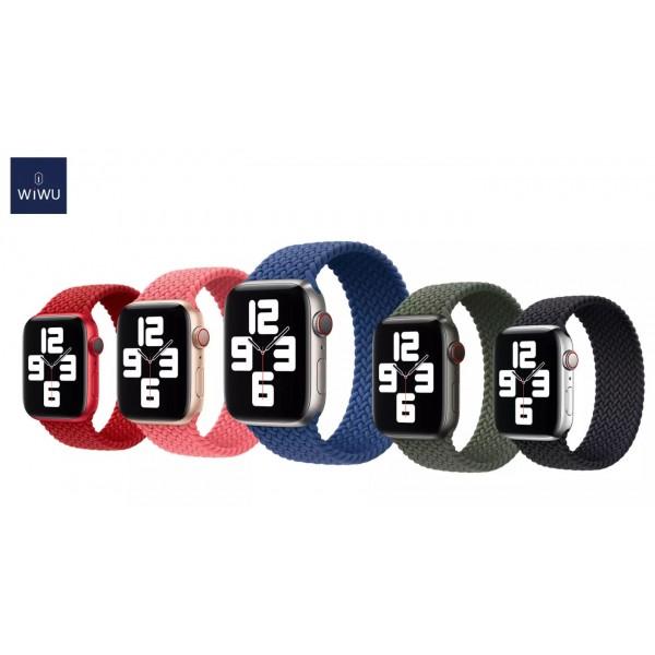 Išmaniojo laikrodžio apyrankė Apple Watch 38mm / 40mm, juoda, WIWU BRAIDED BAND, ilgis 13cm