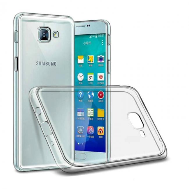 Dėklas Samsung Galaxy S6 edge G925, galinis iš silikono, skaidrus, ULTRA SLIM 0,3 mm