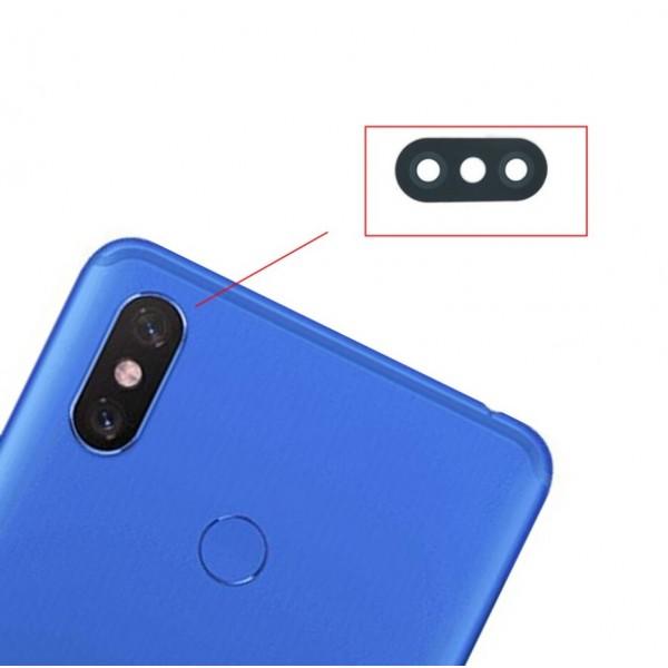 Galinės kameros stikliukas skirtas Xiaomi Mi Max 3 galinės kameros stikliukas