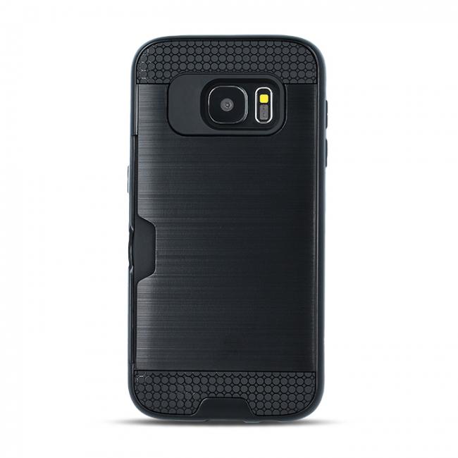 Dėklas Samsung Galaxy J5 (2016) J510, galinis iš silikono ir plastiko, juodas, ARMY DEFENDER