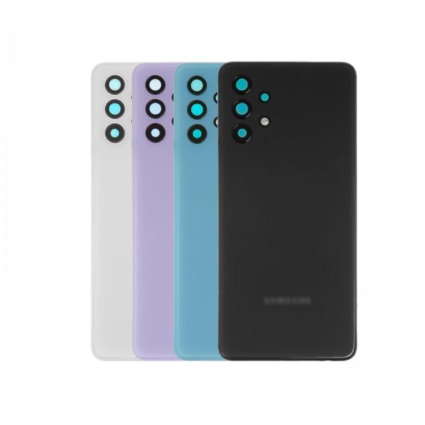 Galinis dangtelis Samsung Galaxy A32 A325, mėlynas (Awesome Blue), su kameros stikliuku, HQ