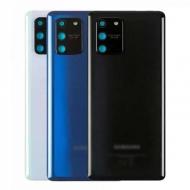 Galinis dangtelis skirtas Samsung G770 S10 Lite / White / (su kameros stikliuku) HQ