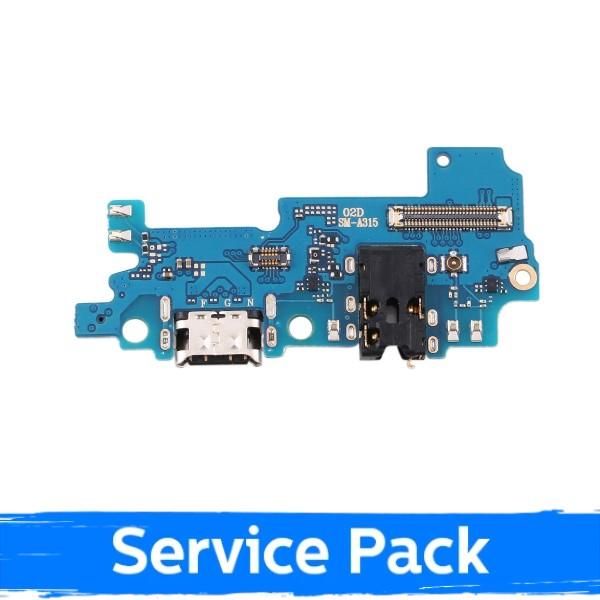 Lanksčioji jungtis Samsung Galaxy A31 A315, su įkrovimo lizdu, (Original Service Pack)