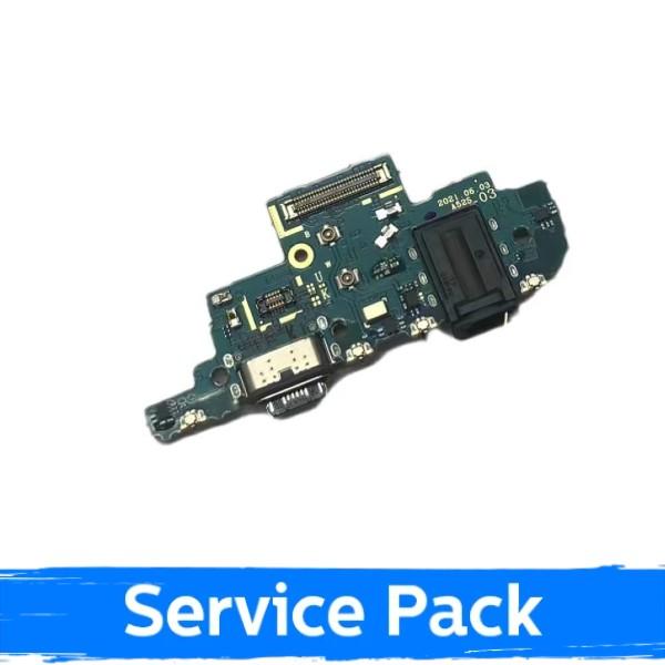 Krovimo lizdas su lanksčiąja jungtimi Samsung Galaxy A52s 5G A528 (K1 version), su mikrofonu ir ausinių lizdu, (Original Service Pack)