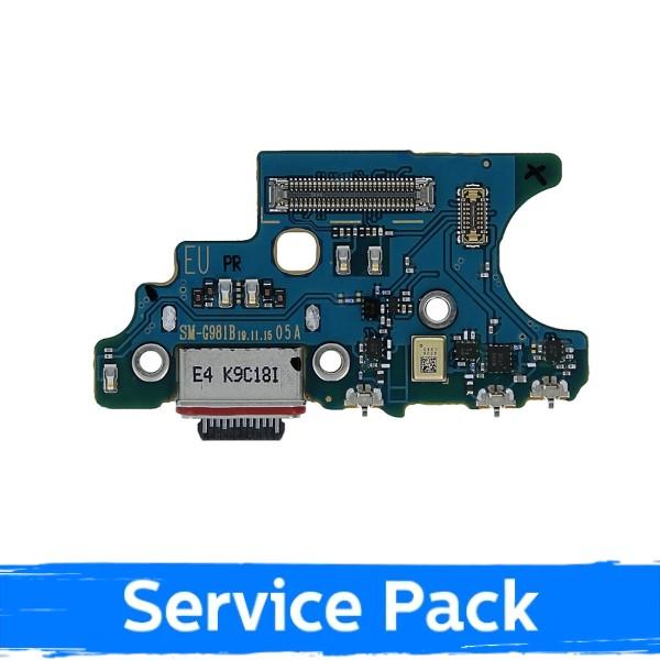 Krovimo lizdas skirtas Samsung G980 S20 su lanksčiąja jungtimi / plata (Service Pack)