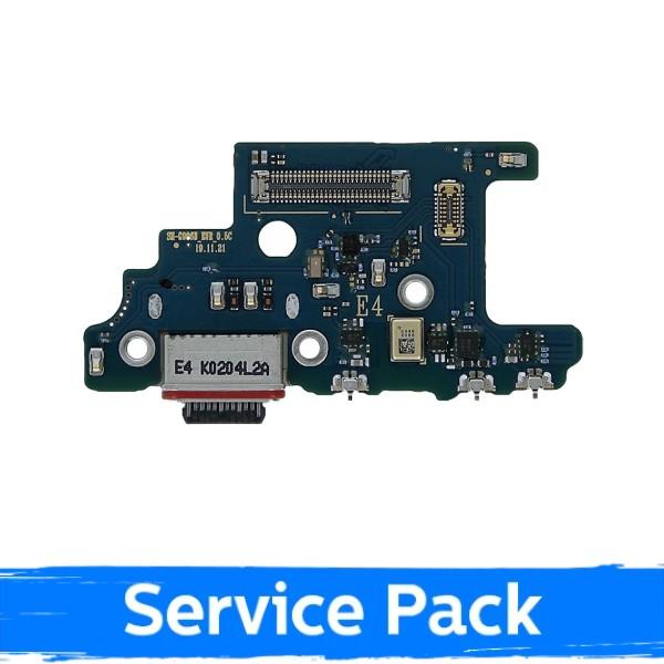 Krovimo lizdas skirtas Samsung G985 S20 Plus su lanksčiąja jungtimi / plata (Service Pack)