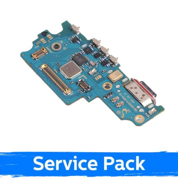 Krovimo lizdas skirtas Samsung G990 S21 FE su lanksčiąją jungtimi / plata (Service Pack)