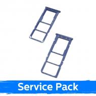 SIM stalčiukas skirtas Samsung A750 A7 2018 SIM kortelės stalčiukas mėlynas originalus (Service Pack)