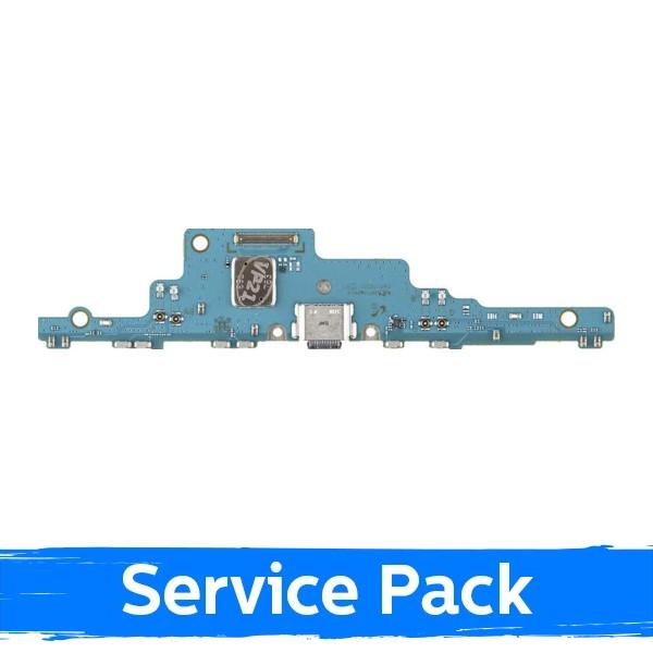 Krovimo lizdas skirtas Samsung T736 / T733 Tab S7 FE su lanksčiąja jungtimi / plata (Service Pack)