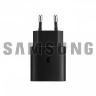Buitinis kroviklis Type-C, 25W, SAMSUNG TA800NBE, juodas, (Original Service Pack)