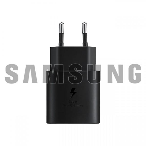 Buitinis kroviklis Type-C, 25W, SAMSUNG TA800NBE, juodas, (Original Service Pack)