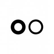 Galinės kameros stikliukas skirtas Apple iPhone 11 galinės kameros stikliukas (2vnt) / PREMIUM /