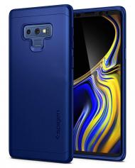 Dėklas Huawei Y9 2019, galinis iš silikono, tamsiai mėlynas, SPIGEN TPU