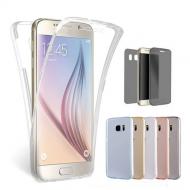 Galiniai dangteliai, Silikoniniai 360 TPU 0,3mm, Huawei P10, Pilnai apsaugantis telefoną ir LCD, iš dviejų dalių, 0.3 mm silikonas