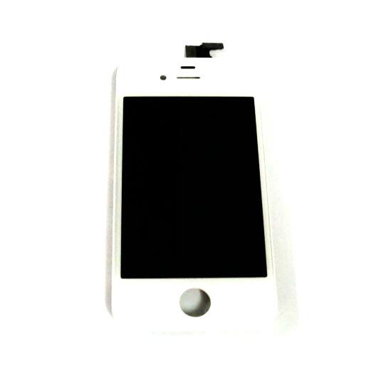 Ekranas su lietimui jautriu stikliuku Apple iPhone 4S, baltas (HQ)