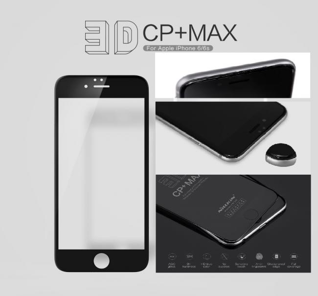 Apsauginis stikliukas Iphone 6 Plus, 6s Plus, 0,2 mm 3D Pilnas apsaugos stiklas, juodas, NILLKIN DIAMOND 3D FULL