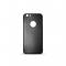 Dėklas Apple iPhone 6 / 6S, silikoninis ant priekio ir galo, juodas, FULL COVER