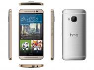 Telefonas HTC One M9, auksinis su sidabrine