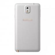 Galinis dangtelis skirtas Samsung N9005 Note 3 baltas odinis HQ