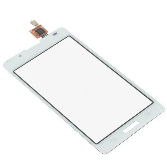 Lietimui jautrus stikliukas LG P710 Optimus L7 II, baltas (HQ)