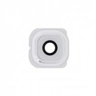 Galinės kameros stikliukas skirtas Samsung G920 / G925 galinės kameros stikliukas baltas