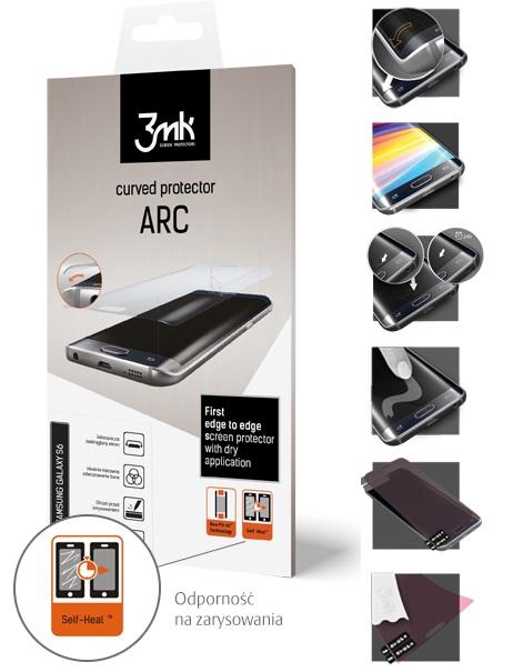 Apsauginė plėvelė Sony Xperia XA, pilnai dengia ekraną, 3MK ARC