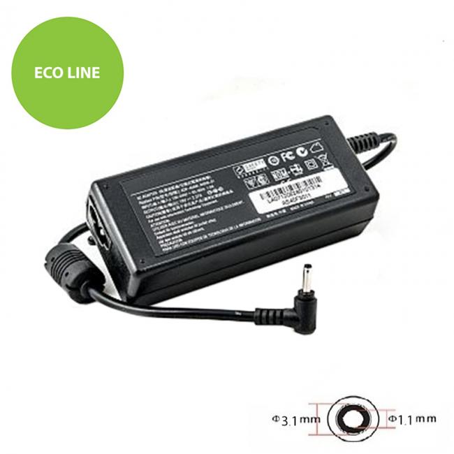 Nešiojamo kompiuterio buitinis kroviklis Asus 3.0x1.1x1.0mm, 45W, 19V, 2.37A, EXTRA DIGITAL