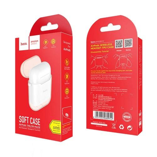 Dėklas Apple Airpods, silikoninis, skaidrus