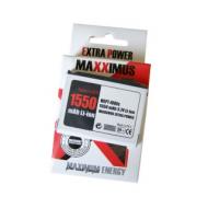 Akumuliatorius SAMSUNG, 1550mAh Li-ion i900 witu, I908, i910, i770, Nexus S i9023, i8000, Omnia 2 i8000H, Omnia i900, Galaxy i7500H (AB653850CE), MAXXIMUS