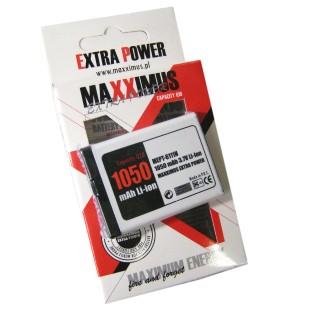 Akumuliatorius Nokia 6111 BL-4B, MAXXIMUS, 1050mAh, tinka 2630 / 2660 / 2760 / 5000 / 7070 / 7370 / 7373 / 7500 / N75 / N76